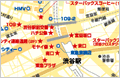 地図製作サンプル：渋谷待ち合わせマップ
